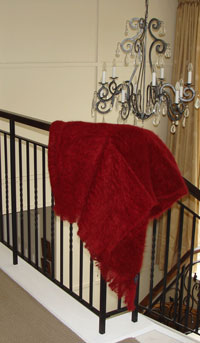 Autumn Red Throw blankets